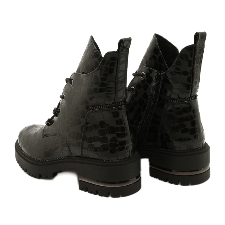 Stylowe Botki Sergio Leone TR744 czarne 3