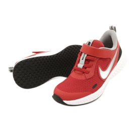 Buty Nike Revolution 5 (PSV) Jr BQ5672-603 czarne czerwone 3