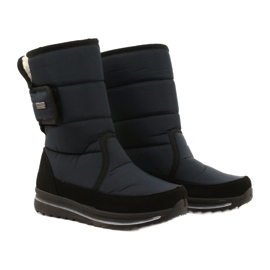 Damskie sportowe botki Progress PROGJ-21-08 granatowe czarne 4