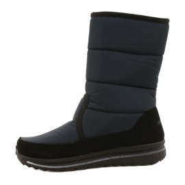 Damskie sportowe botki Progress PROGJ-21-08 granatowe czarne 1