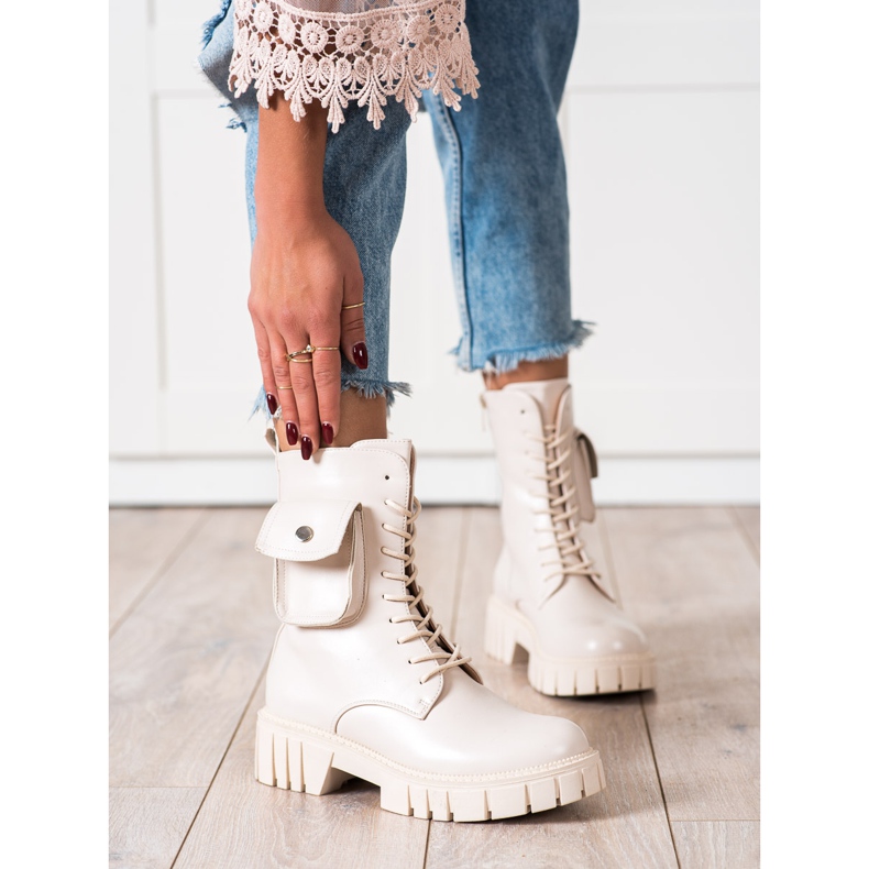 Seastar Workery Z Kieszonką beżowy 1