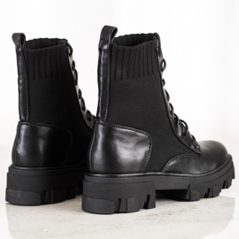 Seastar Wsuwane Workery Ze Skarpetą czarne 1