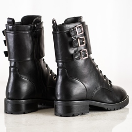 Cm Paris Czarne Workery Z Cyrkoniami 1