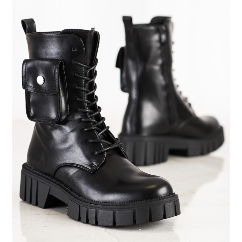 Seastar Workery Z Kieszonką czarne 1