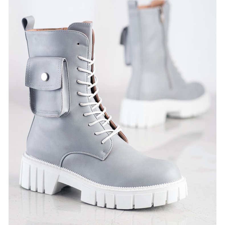 Seastar Workery Z Kieszonką szare 1