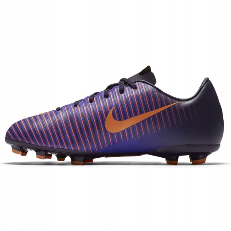 Buty piłkarskie Nike Mercurial Vapor Xi Fg Jr 831945-585 róże i fiolety 2