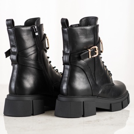 Seastar Modne Czarne Workery 1