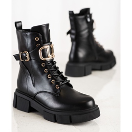 Seastar Modne Czarne Workery 2