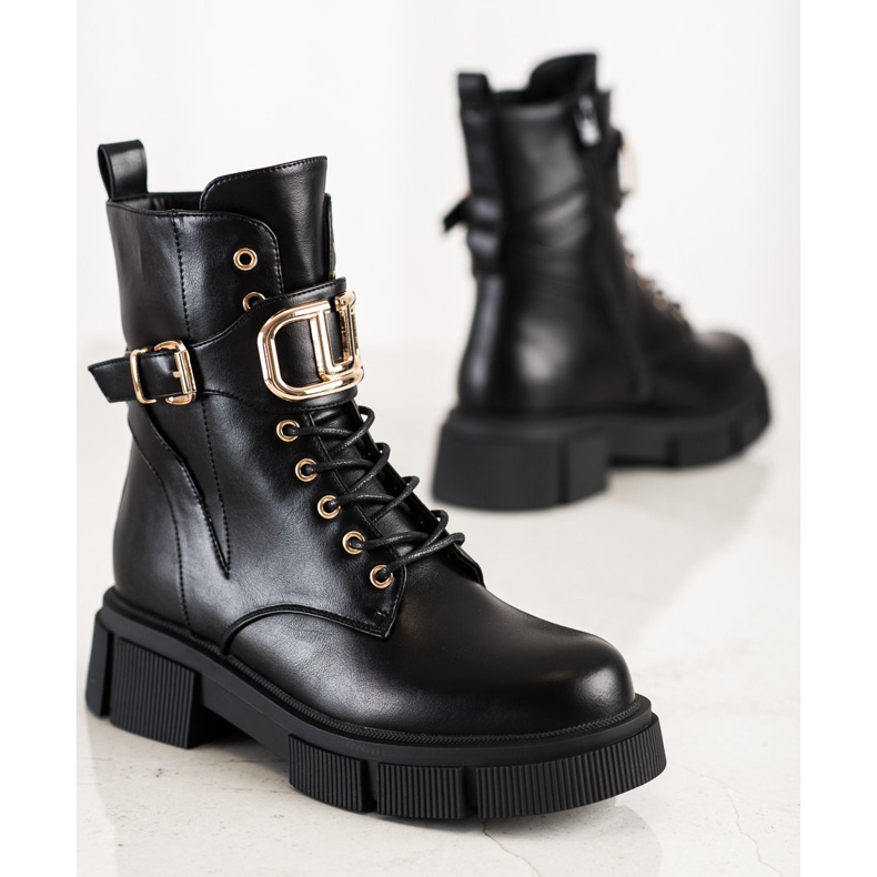 Seastar Modne Czarne Workery 2