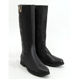 Oficerki damskie czarne YY6787 Black 1