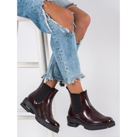 Sztyblety snake print Sergio Leone czerwone wielokolorowe 2