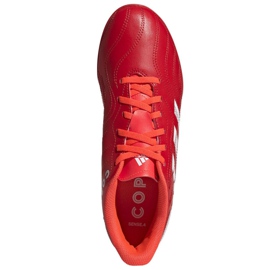 Buty piłkarskie adidas Copa Sense.4 Tf M FY6179 pomarańcze i czerwienie czerwone 2