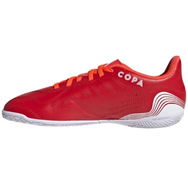 Buty piłkarskie adidas Copa Sense.4 In Jr FY6162 czerwone czerwone 1