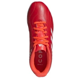 Buty piłkarskie adidas Copa Sense.4 In Jr FY6162 czerwone czerwone 2