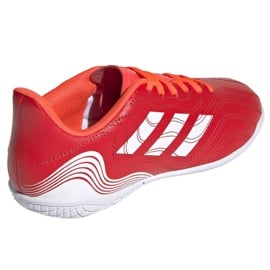 Buty piłkarskie adidas Copa Sense.4 In Jr FY6162 czerwone czerwone 3