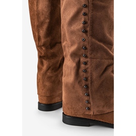 Kamelowe kozaki na krytyk koturnie Colorado brązowe 1