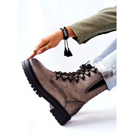 Botki Workery Ocieplane Sergio Leone Szare TR756 2