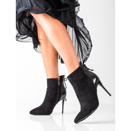 S. BARSKI Botki Na Szpilce S.BARSKI czarne 2