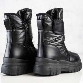 Seastar Śniegowce Na Rzep czarne 1