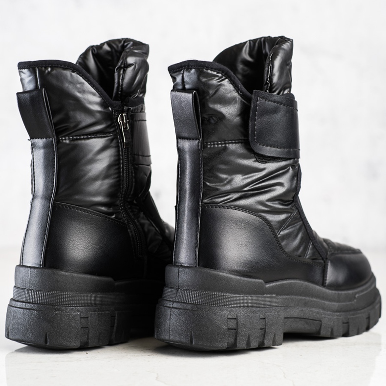 Seastar Śniegowce Na Rzep czarne 1