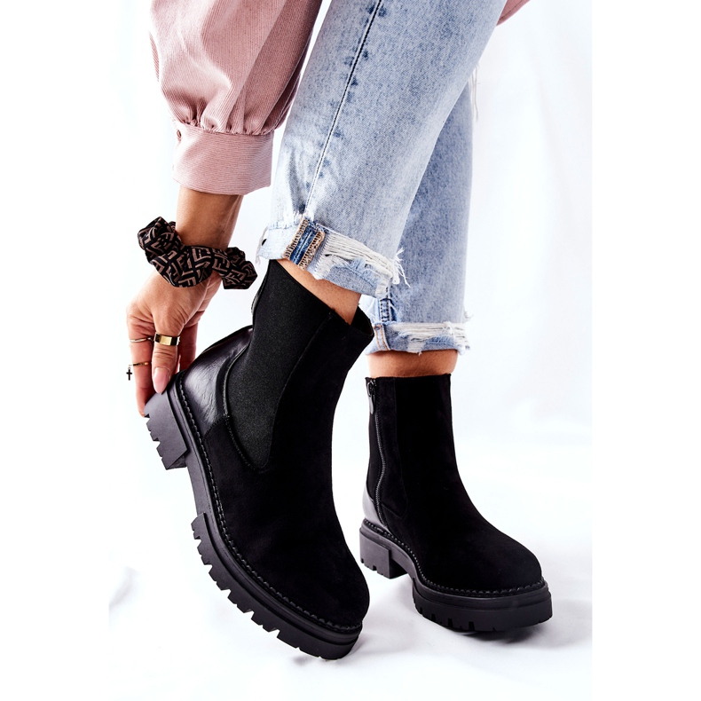 PE1 Ocieplane Botki Sztyblety Czarne Prestons 1