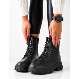 Diamantique Klasyczne Botki Trapery czarne 2