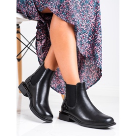 Eleganckie sztyblety Sergio Leone czarne 2