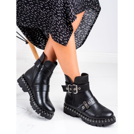 Janessa Workery Z Dżetami czarne 1