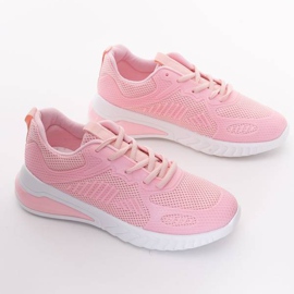 Różowe buty sportowe damskie Be fit 2