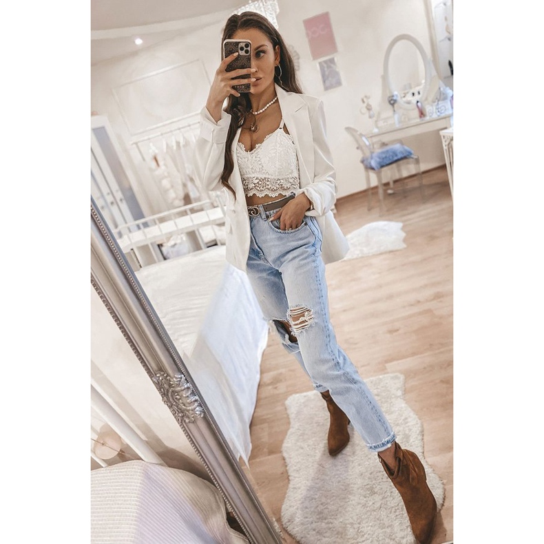 Kamelowe kowbojki na słupku Bowi Bowi brązowe 2