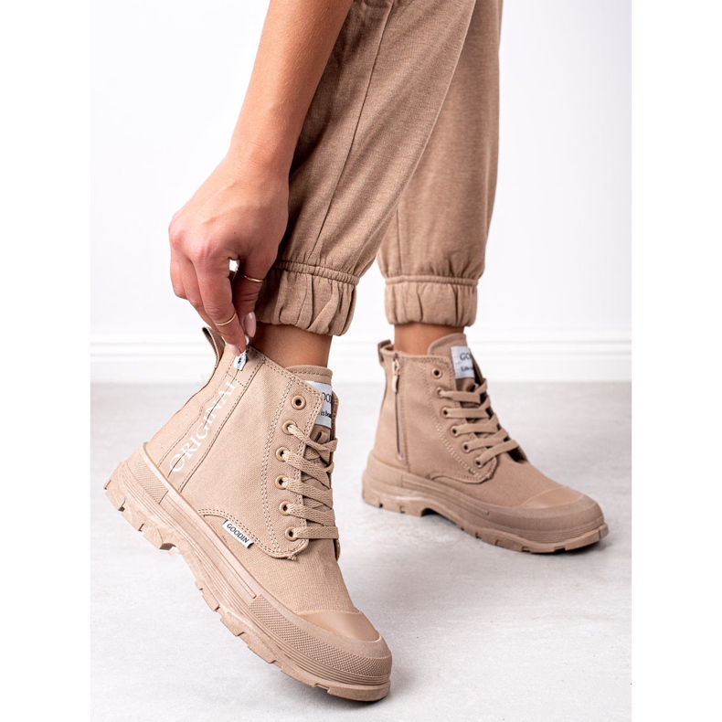 Goodin Wysokie Trampki Original beżowy 2