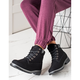 Diamantique Klasyczne Czarne Traperki 1