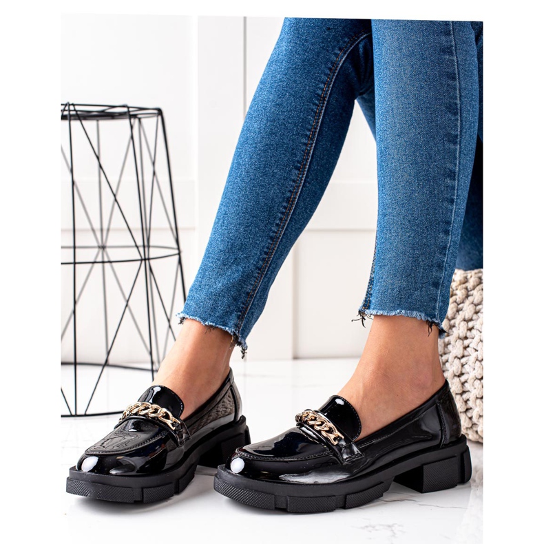 Goodin Czarne Mokasyny Fashion 2