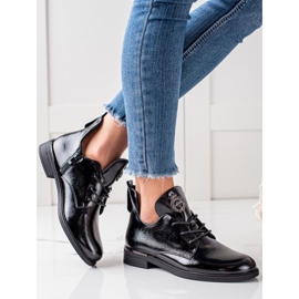 Krótkie Botki Z Ociepleniem Sergio Leone czarne 1