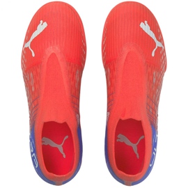 Buty piłkarskie Puma Ultra 3.3 Tt Jr 106531 01 pomarańcze i czerwienie 1