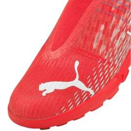 Buty piłkarskie Puma Ultra 3.3 Tt Jr 106531 01 pomarańcze i czerwienie 4