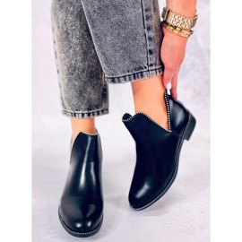 Botki cut out czarne Y8191 Black 2