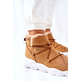 Śniegowce Ocieplane Big Star Camel II274266 brązowe 1