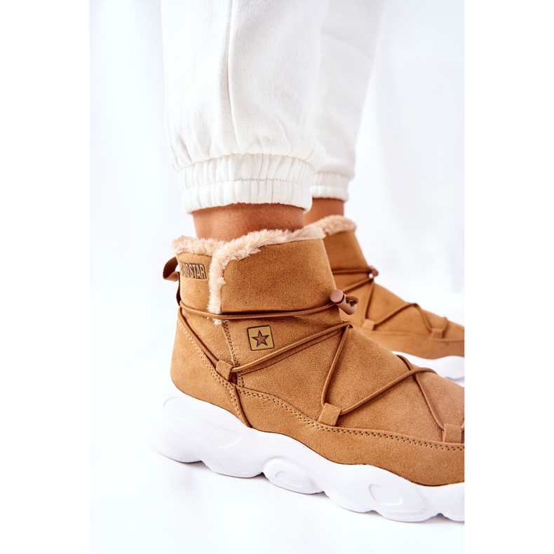 Śniegowce Ocieplane Big Star Camel II274266 brązowe 1