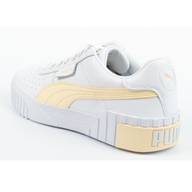 Buty Puma Cali W 369155 30 białe żółte 4