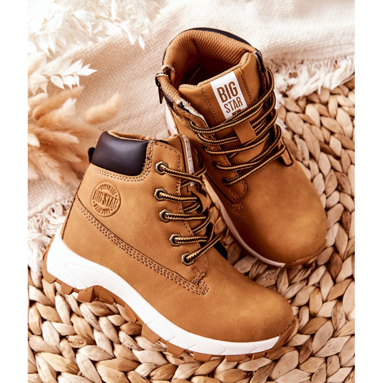 Dziecięce Buty Trekkingowe Big Star II374101 Camel brązowe 2