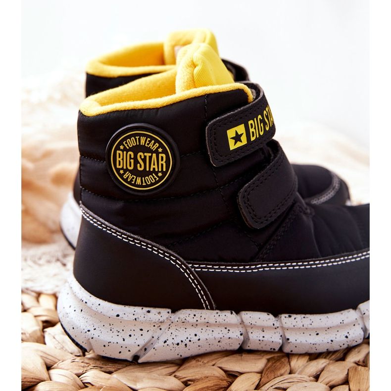 Dziecięce Śniegowce Memory Foam Big Star II374070 Czarne 2