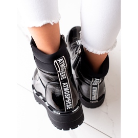 Skórzane czarne botki Artiker 1