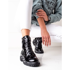 Traperki ze skóry Artiker czarne 1