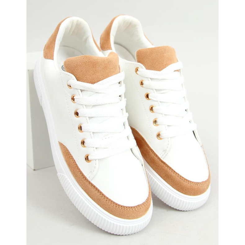 Trampki damskie białe 6110 Khaki 1