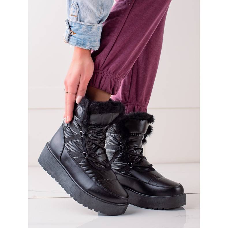 S. BARSKI Czarne Śniegowce S.BARSKI 1