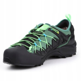 Buty trekkingowe Salewa Ms Wildfire Edge Gtx M 61375-5949 czarne zielone 2
