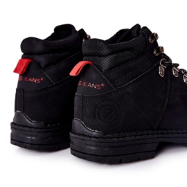 Męskie Buty Trekkingowe Cross Jeans EE1R4028C Czarne 2