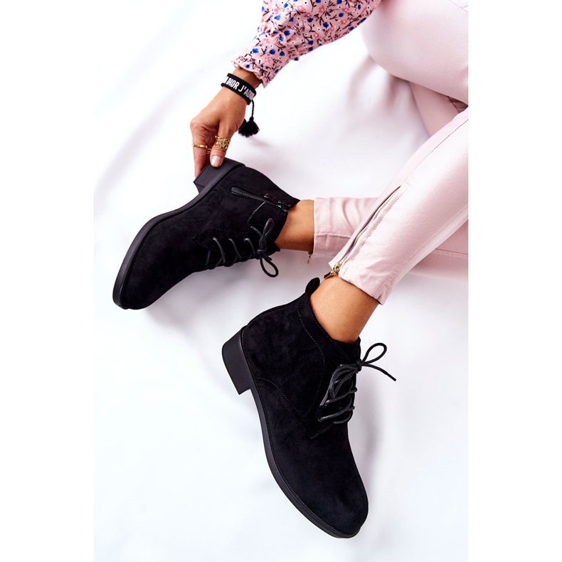 PH1 Ocieplane Botki Czarne Malitea 1