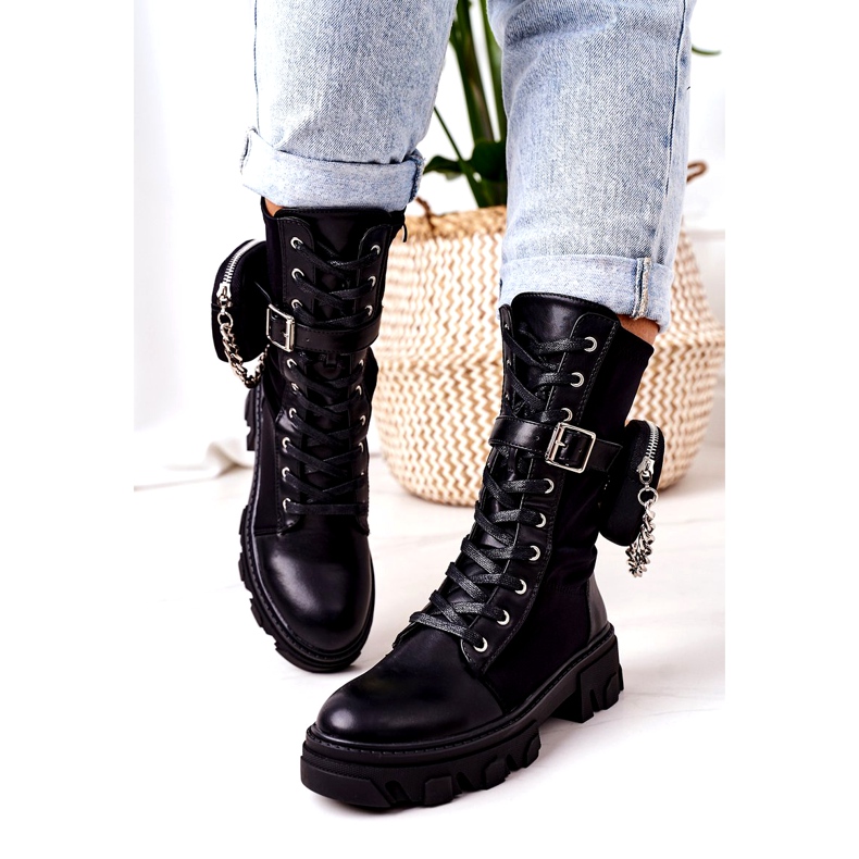 PS1 Ocieplane Workery Z Nerką Czarne Look At Me 4